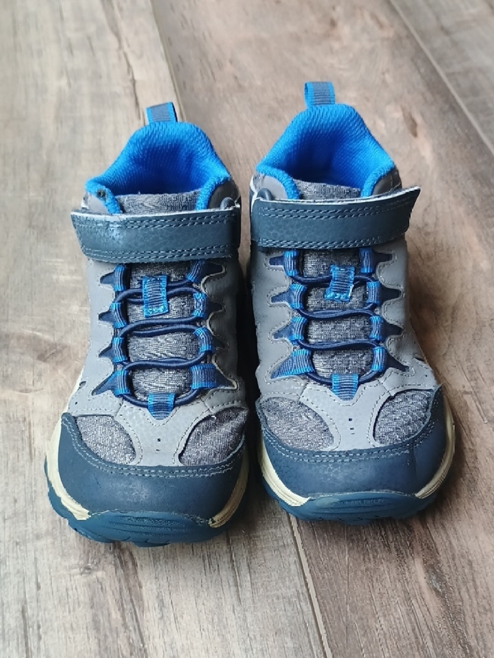 Merrell Kids Gray and Blue Trail Sneakers - Picture 10 of 10